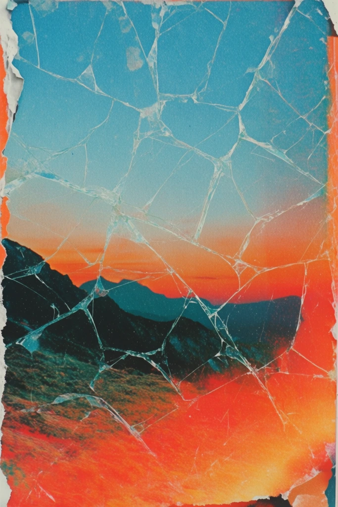 Luminous Retro Cosmic style AI image example 2