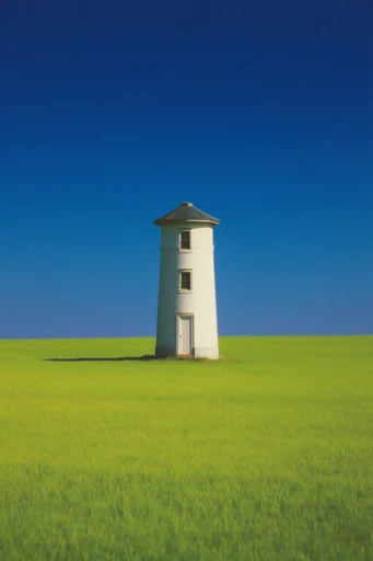 Vivid Liminal Surrealism style reference image — harsh direct sunlight