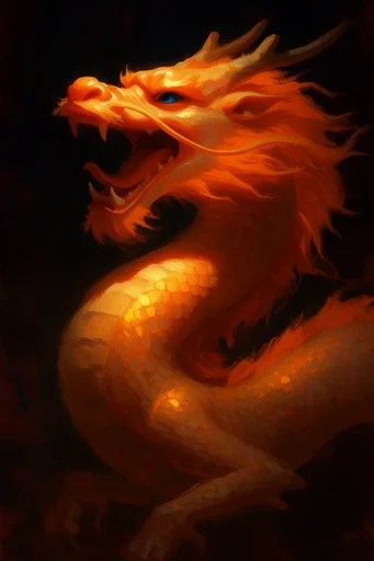 Luminous Impasto Chiaroscuro style reference image — high contrast composition