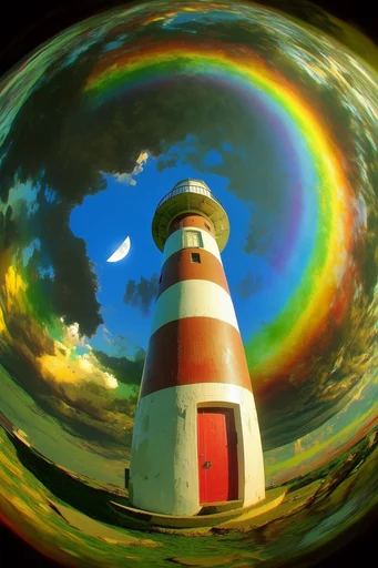 Dynamic Fisheye Distortion style reference image — candid photography