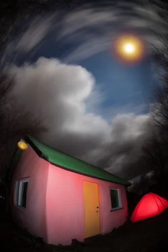 Cinematic Nocturnal Crimson style AI image example 4