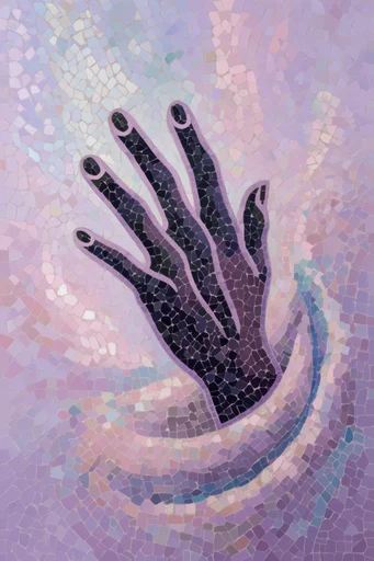 Ethereal Mosaic Impressionism style reference image — ethereal pastel palette