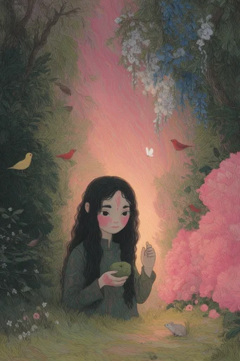 Luminous Mystical Narrative moodboard — generate AI images in this style