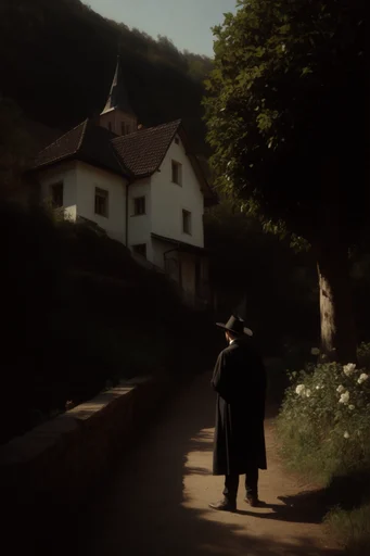 Cinematic Gothic Chiaroscuro style reference image — painterly texture