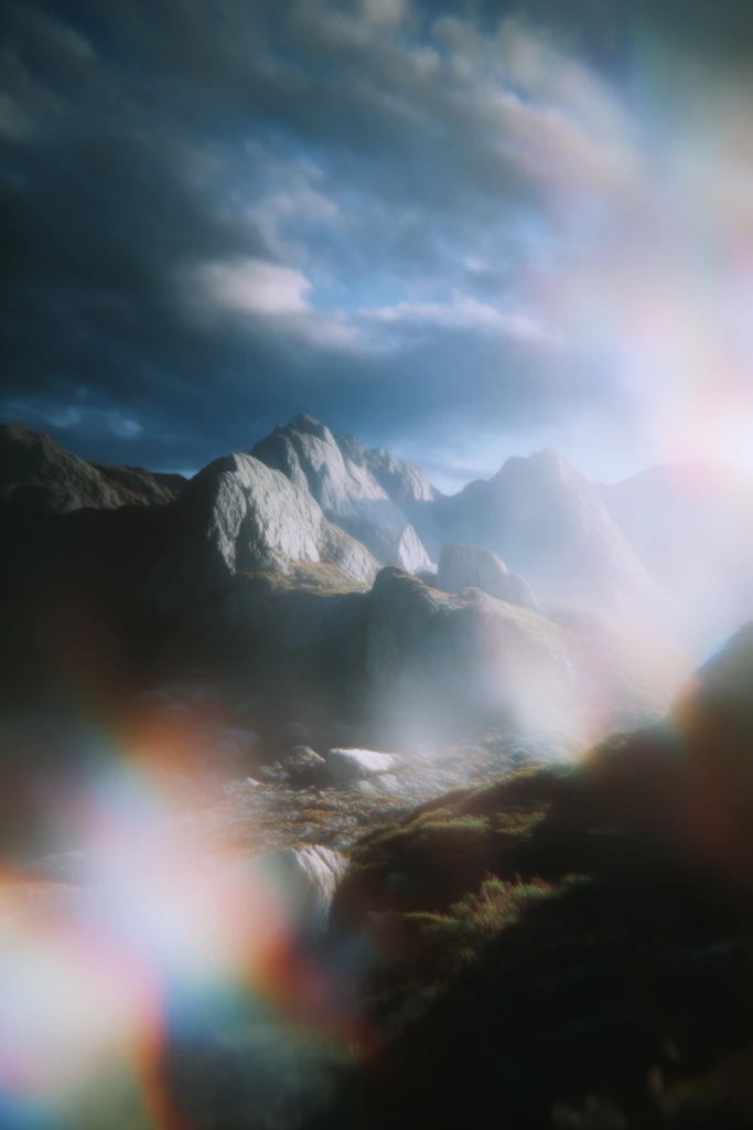 Luminescent Analog Dreamscape style AI image example 2