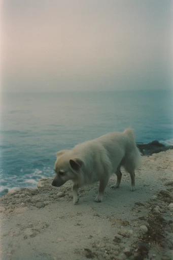 Atmospheric Analog Melancholy style reference image — low contrast