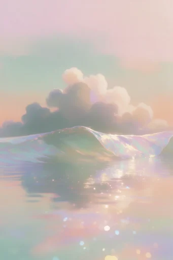Luminous Ethereal Pastel style reference image — luminous high-key lighting