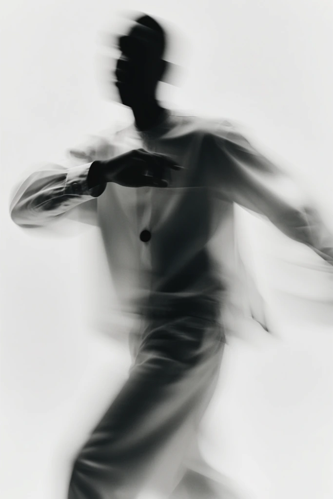 Kinetic Ghost Minimalism style AI image example 1