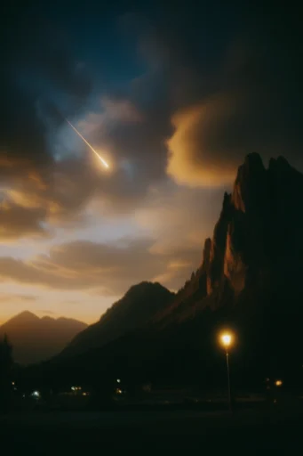 Cinematic Twilight Melancholia style reference image — cinematic 35mm film grain