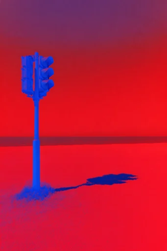 Surreal Infrared Minimalist style reference image — minimalist surrealism