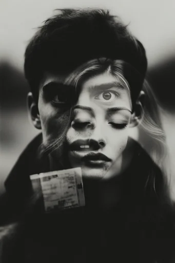 Spectral Gothic Noir style reference image — high-contrast shadow play