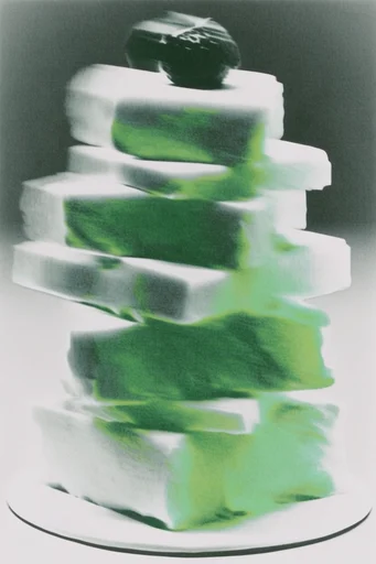 Acid Glitch Punk style reference image — pixel sorting