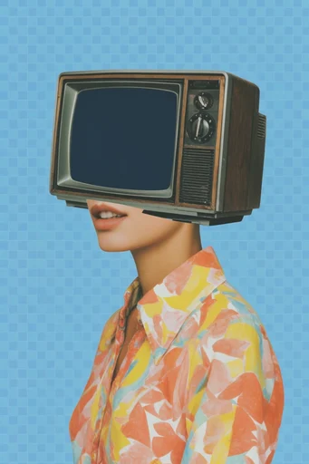 Surrealist Retro Whimsy style reference image — vibrant pop saturation