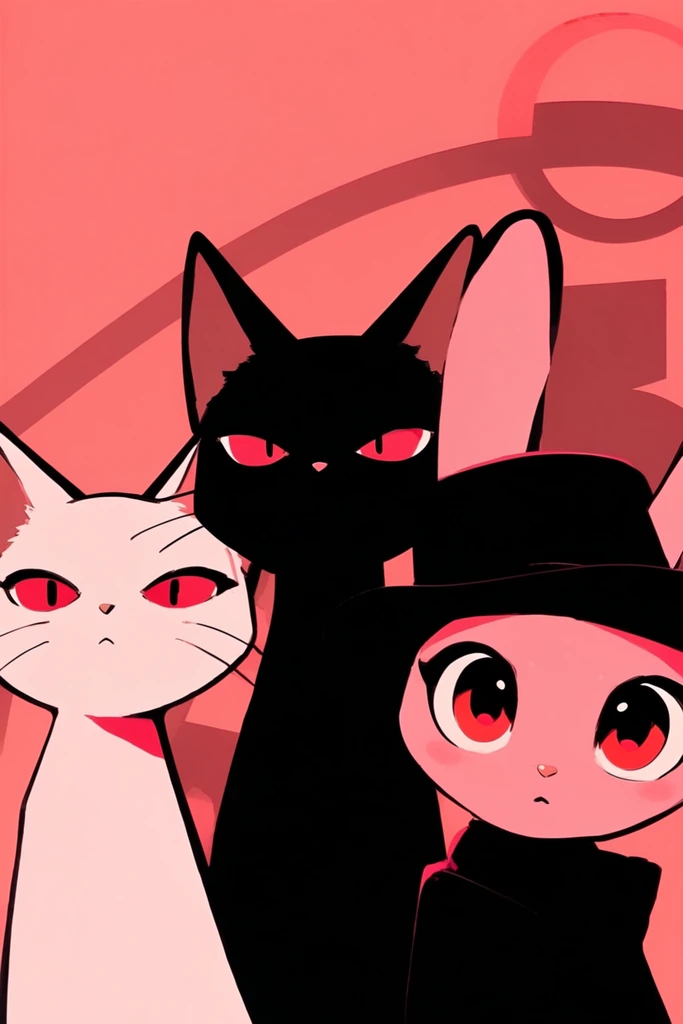 Crimson Noir Graphic style AI image example 3