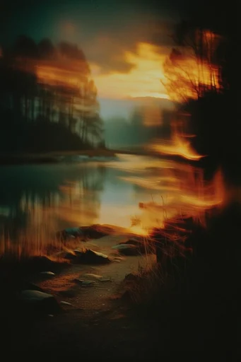Kinetic Nocturnal Motion style reference image — cinematic film grain