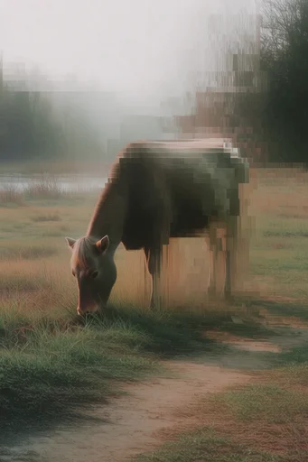 Surreal Digital Pastoral style reference image — surreal pastoral