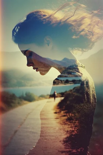 Ethereal Analog Nostalgia moodboard — generate AI images in this style
