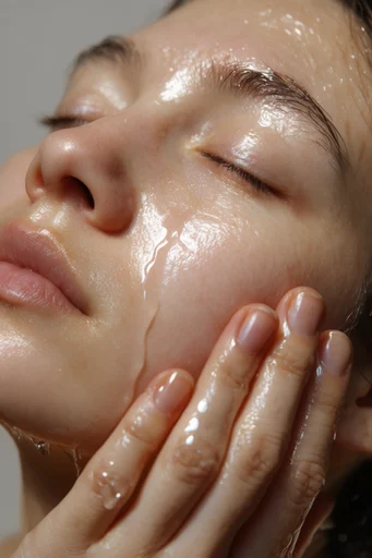 Hyper-Luminescent Fluid Realism style reference image — sculpted liquid dynamics
