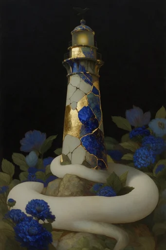 Celestial Gilded Surrealism style reference image — ethereal celestial motifs