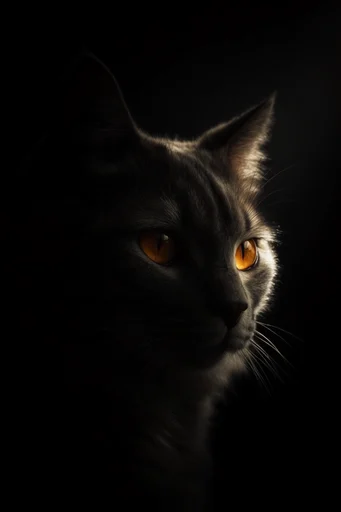 Nocturnal Chiaroscuro Portraits style reference image — textured details