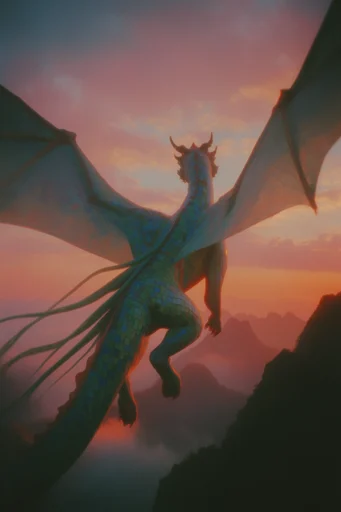 Nostalgic Cinematic Twilight style reference image — warm sunset gradient