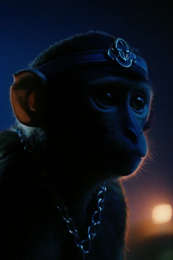 Cinematic Neon Noir style AI image example 3