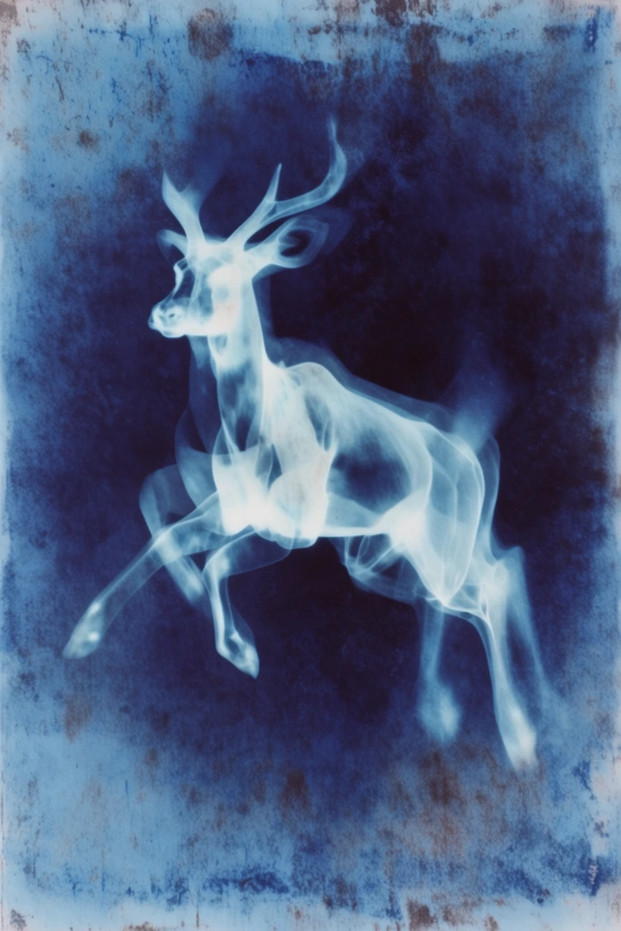 Ethereal Spectral Noir style AI image example 3
