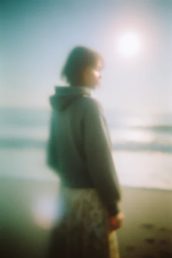Cinematic Nocturnal Etherealism style reference image — soft focus dreamscape