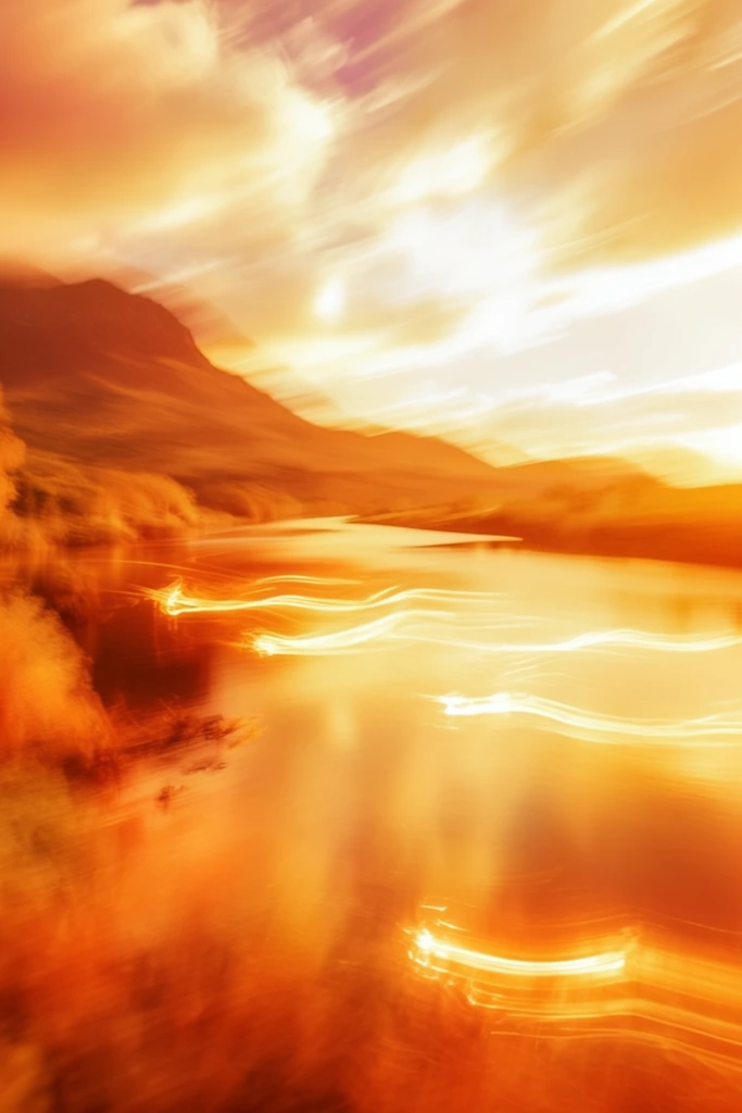 Fiery Kinetic Motion style AI image example 2