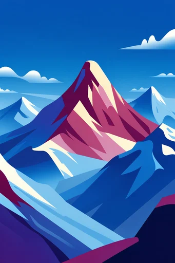 Dynamic Electric Vectorism style reference image — flat vector illustration