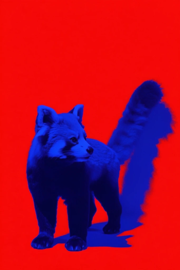 Saturated Duotone Minimalism style AI image example 3