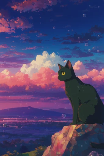 Nostalgic Twilight Surrealism style reference image — surreal whimsical elements