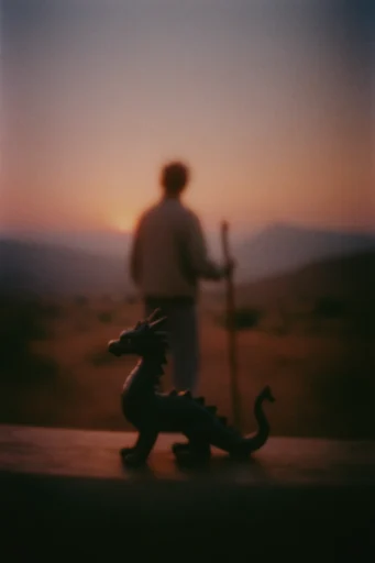 Atmospheric Analog Nostalgia style reference image — soft focus