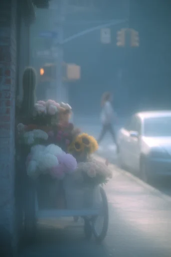 Luminous Melancholic Haze style reference image — diffused light