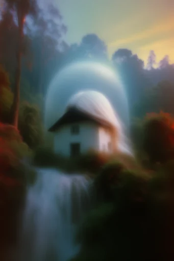 Ethereal Spectral Wilderness style reference image — mystical forest