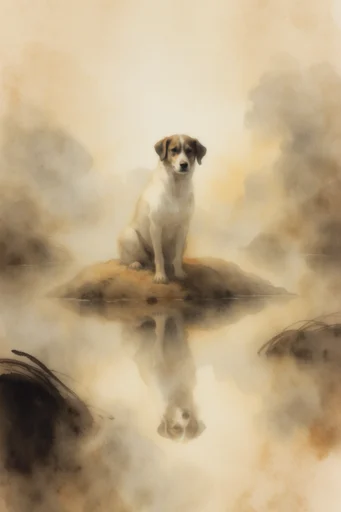 Timeless Sepia Allegory style reference image — academic realism