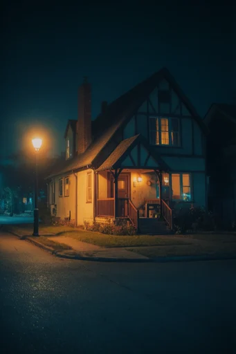 Cinematic Urban Nostalgia style reference image — moody urban lighting