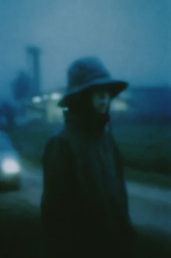Nocturnal Cyanotype Melancholy moodboard — generate AI images in this style