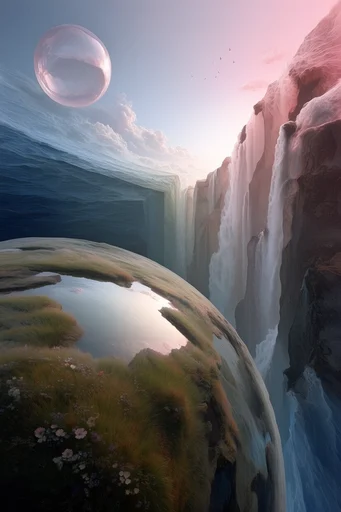Ethereal Surrealist Portals style reference image — ethereal dreamscape