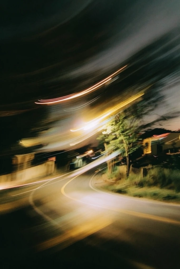 Kinetic Amber Nocturne style AI image example 2
