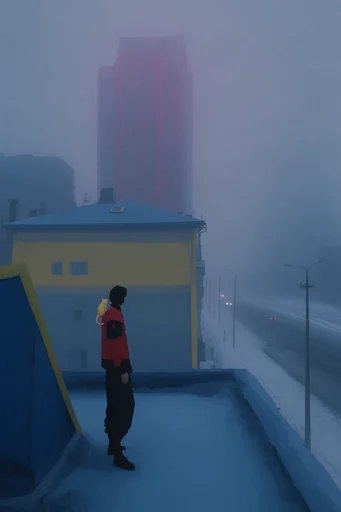 Ethereal Atmospheric Solitude style reference image — atmospheric fog