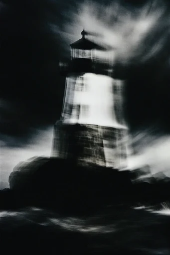 Spectral Nocturnal Blur style reference image — liminal space photography