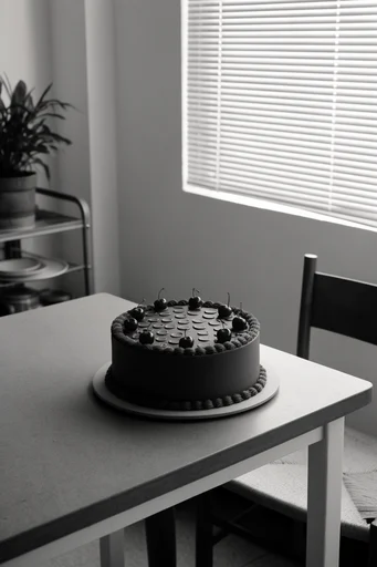 Stark Monochromatic Geometry style reference image — dramatic light and shadow