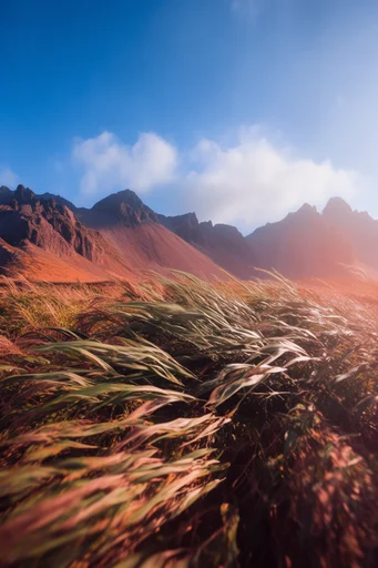 Dynamic Azure Surrealism style reference image — low angle perspective