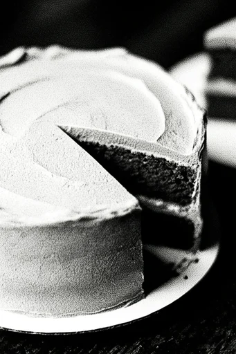 Monochrome Glitch Noir style reference image — scanline distortion