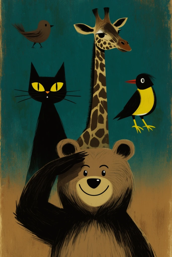 Moody Nocturnal Whimsy style AI image example 3