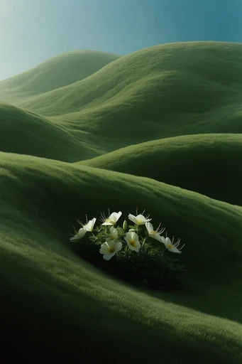 Minimalist Verdant Surrealism style reference image — soft diffused lighting