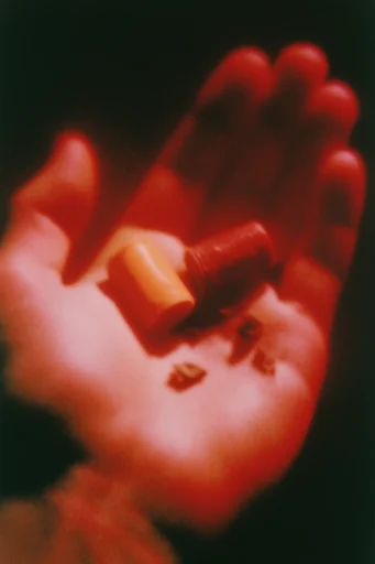 Luminous Thermal Expressionism style reference image — saturated crimson and orange