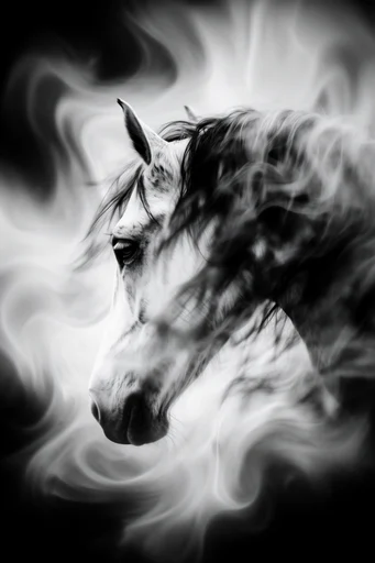 Spectral Kinetic Monochrome style reference image — spectral chiaroscuro