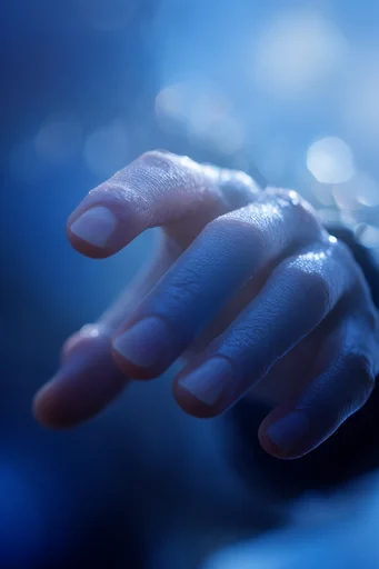 Luminescent Macro Ethereal style reference image — glowing bokeh